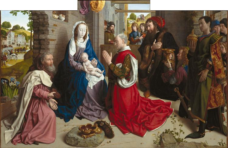 Hugo van der Goes Adoration of the Magi (mk08) oil painting picture
